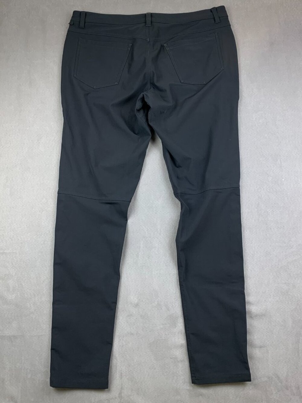 Lululemon Mens 34 Gray Chino ABC Pant Skinny Warpstreme Tapered M5593S 34x32 - Picture 6 of 10